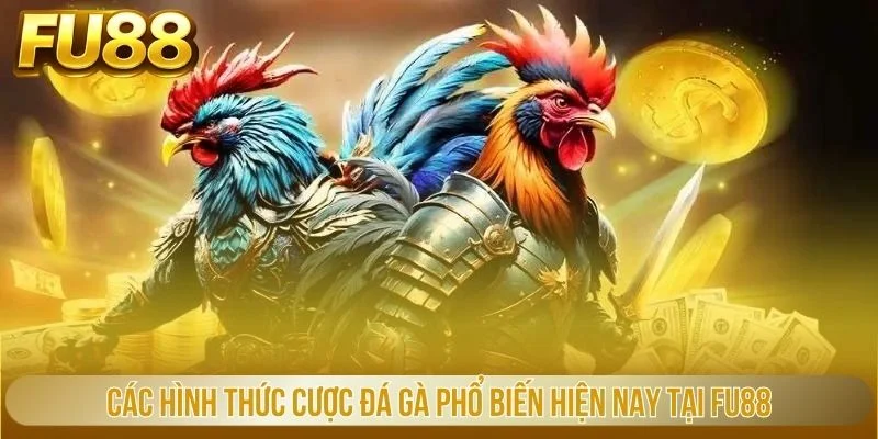 các hình thức cược đá gà phổ biến hiện nay tại fu88