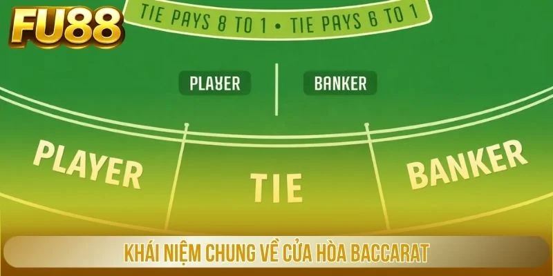 Khái niệm chung về cửa hòa Baccarat