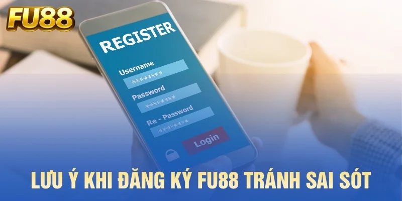 Lưu ý khi đăng ký FU88 tránh sai sót